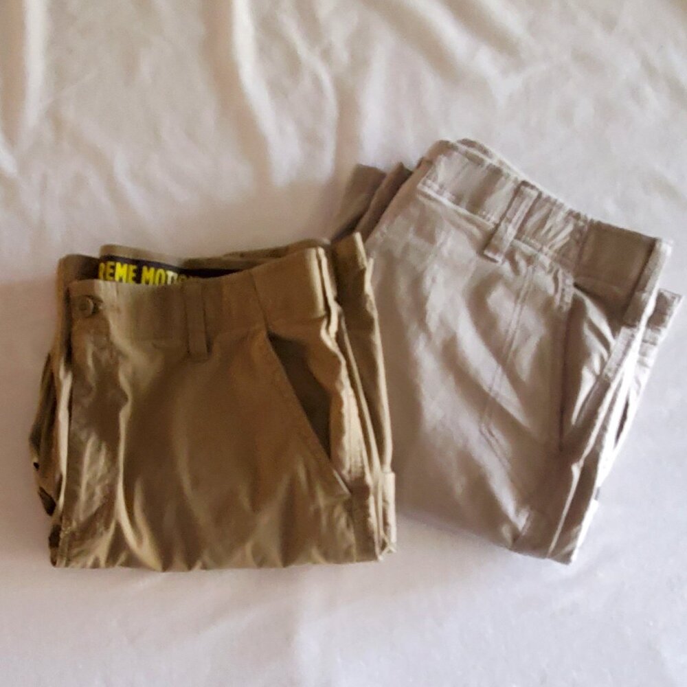 2 Pairs of Lee Extreme Motion Men's Cargo Shorts Size 34